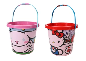 NEW Hello Kitty or Cinnamoroll Decorative Pail Basket Bucket w/ handle 7" tall - Picture 1 of 17