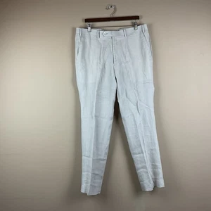 Lauren Ralph Lauren Linen Dress Pants Men's  36 X 32 Beige Classic - Picture 1 of 11