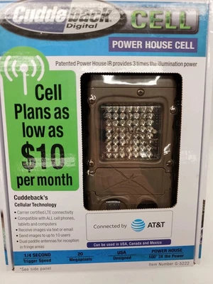 New CuddleLink Cell Power House Cell Game Trail Camera AT&T - Image 1 of 4