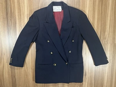 Abrigo vintage de lana y cachemir una mezcla de lujo para mujer talla 8 hecho en EE. UU. Foto 1 de 4