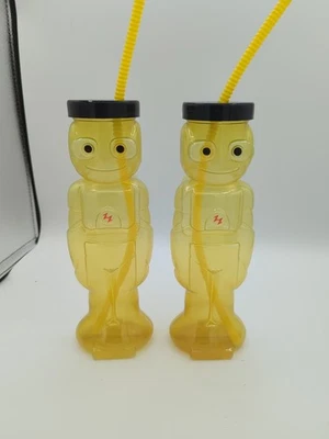 Botellas de agua con forma de robot de novedad Zap Zone Foto 1 de 2