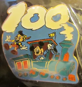 Disney M&P 100 years of magic #4 Mickey Mouse Pinocchio Train Pin - Picture 1 of 3