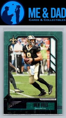 2020 Panini Playbook #84 Drew Brees Purple - Image 1 of 2