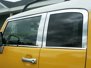 (FOR) 2007-2014 TOYOTA FJ CRUISER * 4 Piece Stainless Steel Pillar Post Trim - Bild 1 von 1
