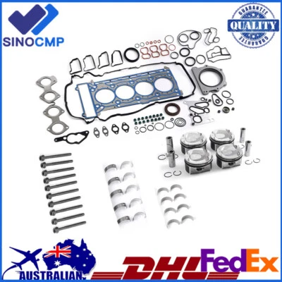 M271 1.8 Engine Overhaul Pistons Gasket Kit For Mercedes-Benz C200 CGI W204 W212 - Image 1 of 4