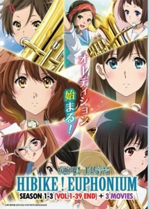 Anime DVD Sound! Euphonium TV Series Season 1-3 (Vol.1-39End+3Movies) Eng Sub - Picture 1 of 4