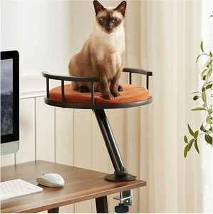 Katzenschreibtischbett - Schreibtischaufsatz Katzenstange für Home Office - Bild 1 von 5
