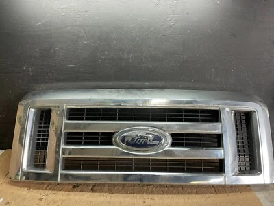 Parrilla cromada superior delantera Ford Econoline E150 E250 2008 a 2014 M2981 DG Foto 1 de 4