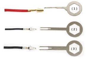 Entriegelungswerkzeug Löse-Werkzeug Stecker Entriegeler Steckkontakte Set ISO - Bild 1 von 5