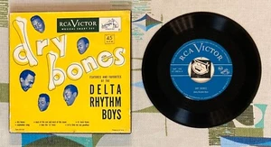 Delta Rhythm Boys 3 x 45 Box Dry Bones VG+/EX - Picture 1 of 2