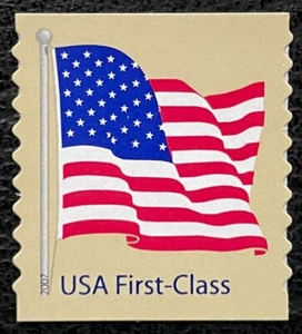 2007 Scott #4132 - (41¢) - AMERICAN FLAG - Coil Single - Mint NH - Picture 1 of 1