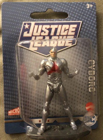 2021 Mattel DC 3” Cyborg Justice League Micro/Mini Collection Figure Cover