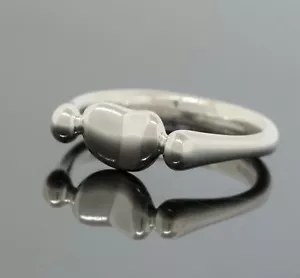 Anillo Tiffany & Co. Elsa Peretti Bean Band Talla 5 - Plata de Ley 925 - Imagen 1 de 4