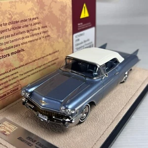 1/43 GLM 1958 Cadillac Eldorado Biarritz Raindrop Concept Clos Roof Blu STM58012 - Picture 1 of 2
