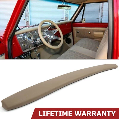 FOR 1967-1972 Chevy / GMC C10 Truck Dash Pad Cover- Brown 67 68 69 70 71 72 - Image 1 of 4