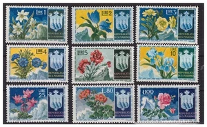 SAN MARINO 1953 - Blumen Erste Ausgabe Serie Neu ** MNH - Bild 1 von 1