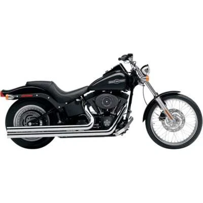 Cobra 6950T Chrome Speedster Long 2 into 2 Full Exhaust Harley Softail FXST F... - Image 1 of 2