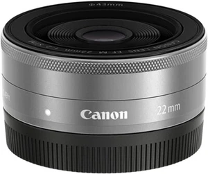 Canon EF-M 22mm f/2 STM Pancake Lens - Wide Angle for EOS M Mirrorless Cameras - Picture 1 of 2
