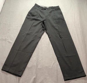 Men's Dress Pants 33 x 30.5 Straight Casual Basic Trousers Grey Bottoms - Picture 1 of 8