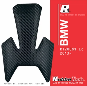 Rubbatech AT Carbon Tank Pad BMW R1200GS R1250GS Rallye LC 2013+ - Picture 1 of 4