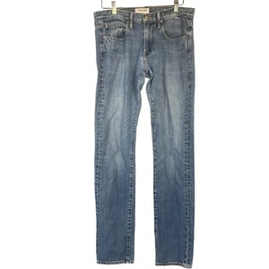 Pantalones de mezclilla ajustados FRAME L'Homme para hombre 32x33 azul tiro bajo granero aplastado - Imagen 1 de 14