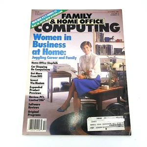 October 1987 Volume 5 Number 10 Family & Home Office Computing Magazine Biz Womn - Picture 1 of 10
