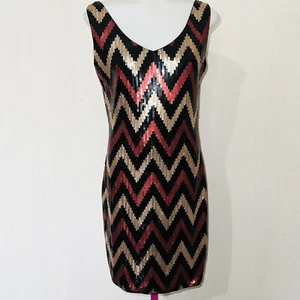 Teenbell Women/Girls Sequin Midi Dress Size One Size Stretch - Picture 1 of 7