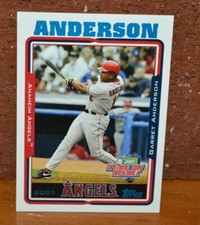 BASEBALL CARD TOPPS 2005 OPENING DAY L.A. ANGELS OF ANAHEIM GARRET ANDERSON