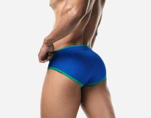 Swimwear PUMP! Regatta Swim-Briefs Dual Layer Front Cup UVPF 50 Blue 13025 - Picture 1 of 8