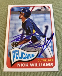 2014 HERITAGE Minors #113 Nick Williams SIGNED AUTOGRAPH AUTO Phillies - Picture 1 of 1