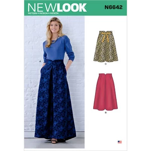 New Look Sewing Pattern N6642 Misses' Raised Waist Skirts - Picture 1 of 7