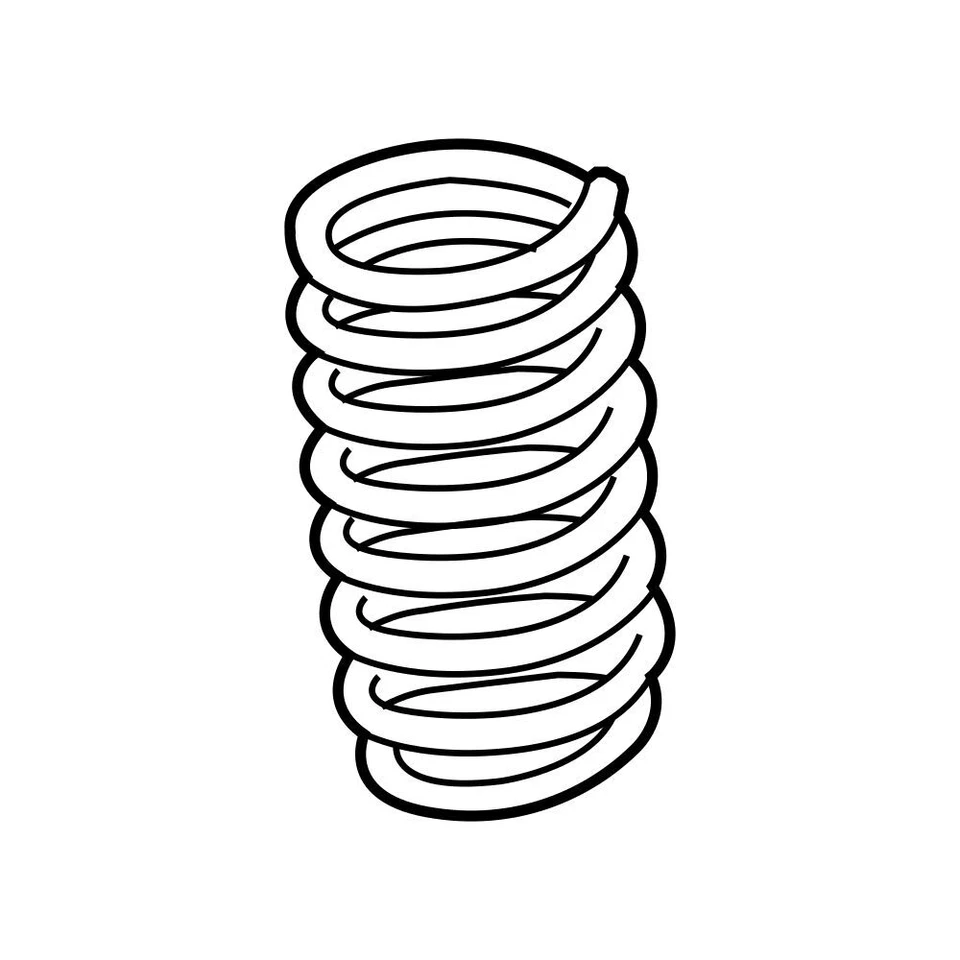 Genuine OEM Front Coil Spring For BMW 535i GT xDrive 550i GT 740Ld xDrive - Image 1 of 1