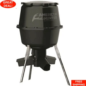 30 Gallon Hopper Hunting Gravity Feeder Hooded Overhang 225-lb. Feed Capacity - Picture 1 of 12