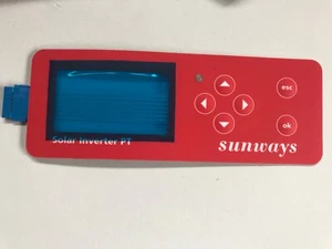 Sunways Displayfolie mit Keypad Ersatzteil für AT- NT- PT- Inverter Serie Neu! - Bild 1 von 2