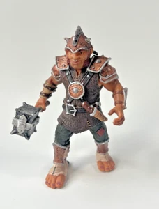 Figura de acción Schleich caballeros medievales guerrero troll con martillo 5,5" de alto - Imagen 1 de 5