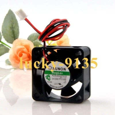 1pc SUNON KDE2404PKV2 4CM 4020 24V 0.8W 2-wire Inverter Cooling Fan - Image 1 of 3