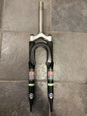 Vintage Rock Shox Indy C 26” Inch Fork Good Compression Threadless Mountain BK - Image 1 of 4
