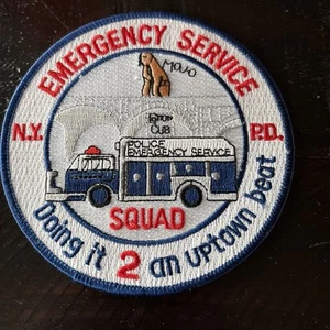 New York City NY Police Patch Esu Truck 2 Vintage - Picture 1 of 2