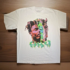 VLONE x Juice WRLD Fighting Demons T-Shirt Größe L weiß Rap Hip Hop Merch - Bild 1 von 8