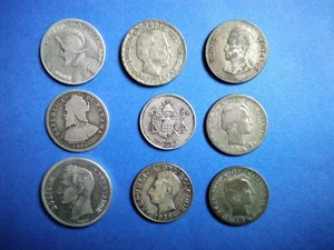 World silver coins.  Latin America. Uruguay ecuador colombia panama Venezuela - Picture 1 of 11