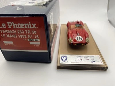 1:43 Le Phoenix Ferrari 250 TR 1958 Le Mans N 16 BBR AMR Foto 1 de 4