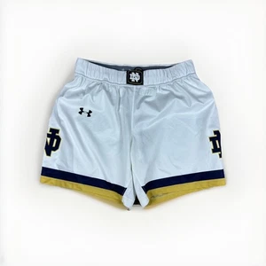Men’s Under Armour Notre Dame Authentic NCAA Team Issued Game Shorts Size L - Picture 1 of 9
