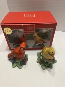 Lenox "Wintergruß" Kardinal Salz und Pfeffer Set - Neu - Bild 1 von 8