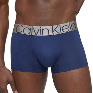 NwT Calvin Klein MEN's (SMALL) Icon MICROFIBER LOW RISE TRUNKS NB2540-410 - Picture 1 of 4