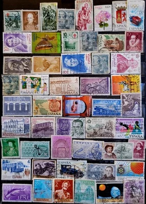 Lotes de selos COLEÇÃO DA ESPANHA (LOTES #9607) - Imagem 1 de 4