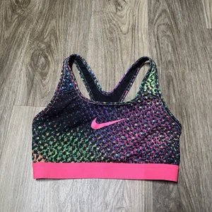 Nike Dri-Fit Women's Sports Bra Kaleidoscope 832070-617 Multicolor Size XS - Picture 1 of 4