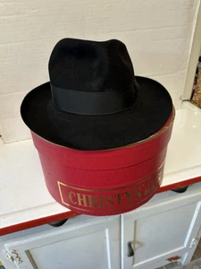 Vintage Men’s Hat Battersby Palermo Size 7-57-M in Christy’s London Box - Picture 1 of 12