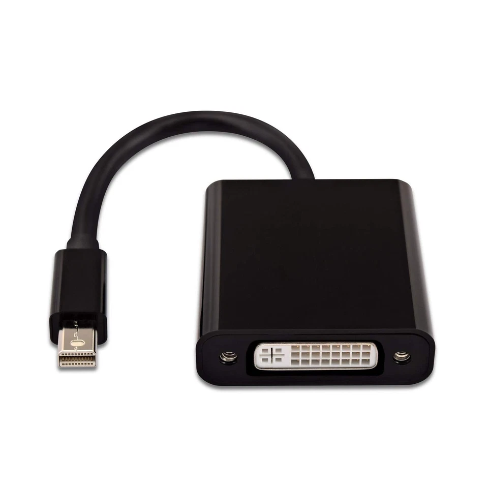 V7 J154510 Mini DisplayPort DVI Black Video Cable Adapters (Mini DisplayPort, DV - Image 1 of 1