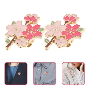 3 Pcs Cherry Blossom Brooch Miss Brooches for Women Fashion Large - Picture 1 of 12