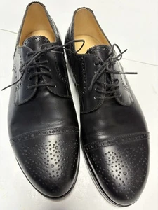 VASS Herrenschuhe  Gr.43,5 Budapester Handarbeit Schwarz NEU - Bild 1 von 11